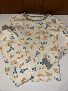 3/$25 Burt’s Bees | Snack-Print Pajama Set with Gray Trim